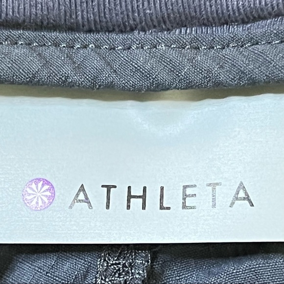 Athleta Women’s Trekkie Dark Gray Nylon & Spandex Blend Stretchy Shorts … - Picture 8 of 12